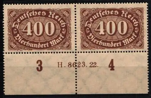 Deutsches Reich 250 HAN postfrisch H 8623.22 #NL674