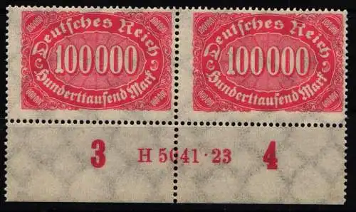 Deutsches Reich 257 HAN postfrisch H 5041.23 #NL689
