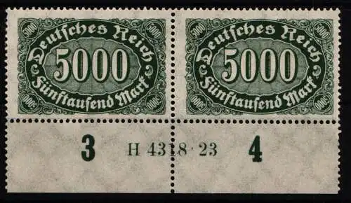 Deutsches Reich 256 HAN postfrisch H 4318.23 #NL688