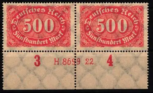 Deutsches Reich 251 HAN postfrisch H 8699.22 #NL677