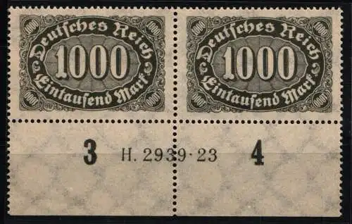 Deutsches Reich 252 HAN postfrisch H 2939.23 #NL680