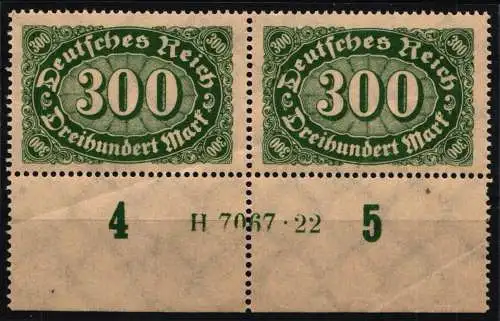 Deutsches Reich 249 HAN postfrisch H 7067.22 #NL673