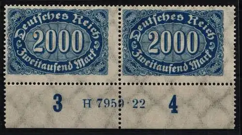 Deutsches Reich 253 HAN postfrisch H 7959.23 #NL682
