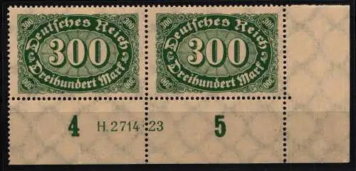 Deutsches Reich 249 HAN postfrisch H 2714.23 #NL672