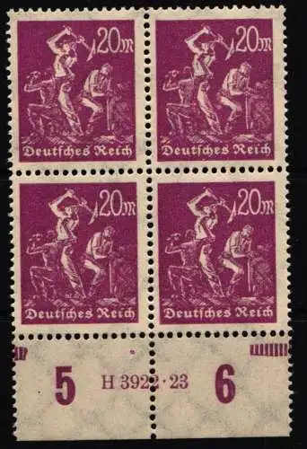 Deutsches Reich 241 HAN postfrisch H 3922.23 #NL710