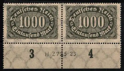 Deutsches Reich 252 HAN postfrisch H 2725.23 #NL681