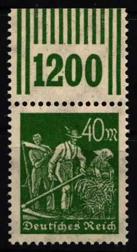 Deutsches Reich 244 d W OR postfrisch W OR 2`9`2 #NL726