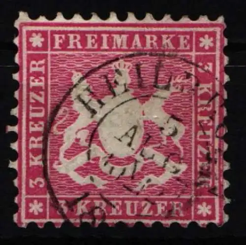 Württemberg 26 gestempelt #NL772