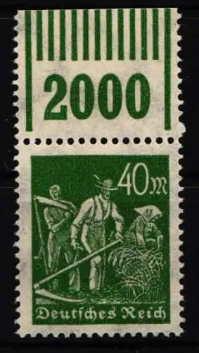 Deutsches Reich 244 W OR postfrisch W OR 1`11`1 #NL721