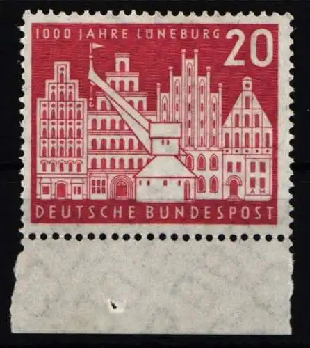 BRD Bund 230 postfrisch vom Unterrand #NL783