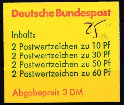 BRD MH 23 d oZ gestempelt #NP854