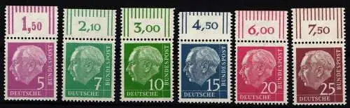BRD Bund 179-186 y W OR postfrisch #NL785