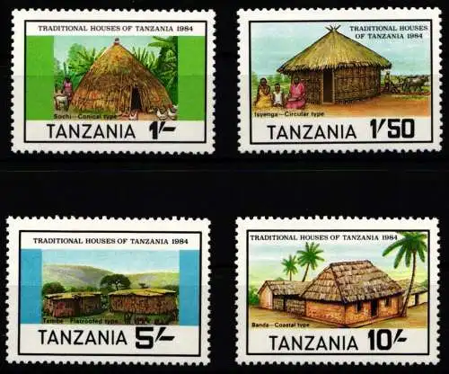 Tansania 250-253 postfrisch #NP886