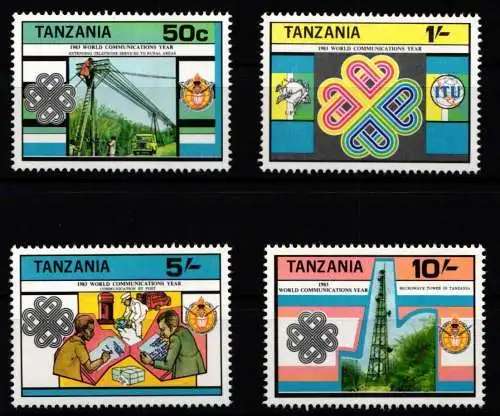 Tansania 229-232 postfrisch #NP883
