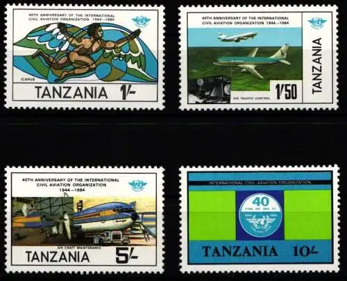 Tansania 246-249 postfrisch #NP879