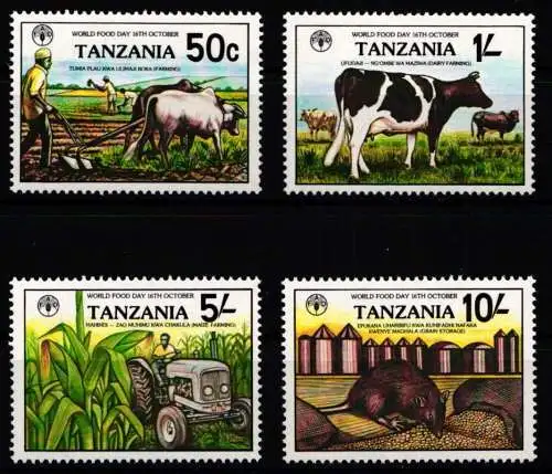 Tansania 209-212 postfrisch #NP874