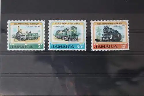 Jamaika 326-328 postfrisch Lokomotiven Eisenbahn #WF261