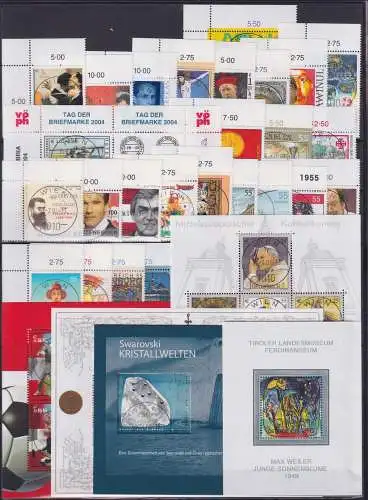 Österreich Jahrgang 2004 mit 2457-2505 ohne 2499 gestempelt #NH904