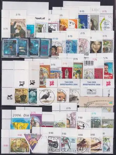Österreich Jahrgang 2006 mit 2564-2629 gestempelt #NH906