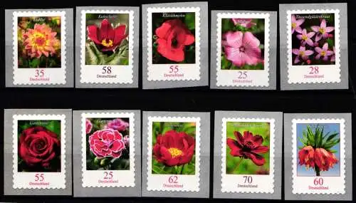 BRD Bund kleines Lot Dauerserie Blumen postfrisch SK Marken #NP377