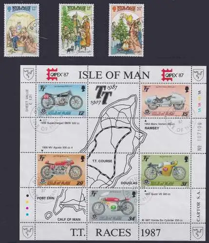 Isle of Man Jahrgang 1987 gestempelt #NB848