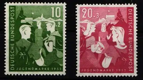 BRD Bund 153-154 postfrisch #NO135