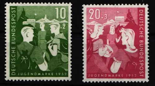 BRD Bund 153-154 postfrisch #NO135