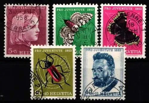 Schweiz 588-592 gestempelt #NP466