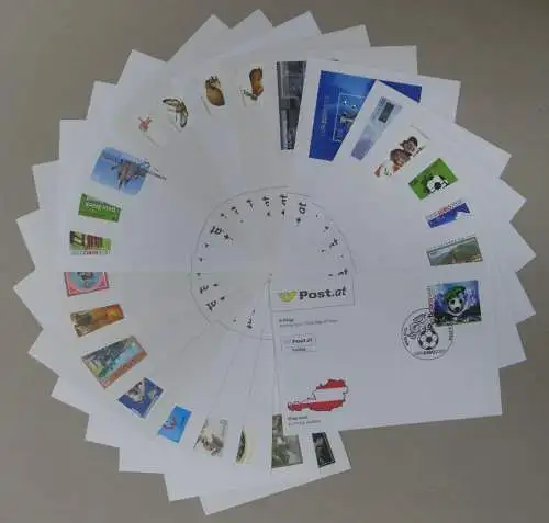 Österreich FDC Lot aus Jahrgang 2007 und 2008 Ersttagesbrief/FDC #NS033