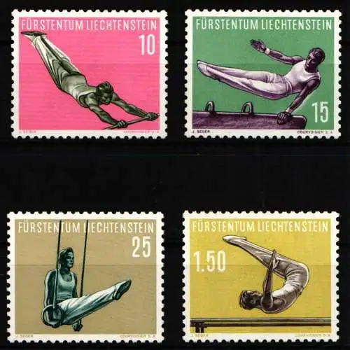 Liechtenstein 353-356 postfrisch Sport #NM057