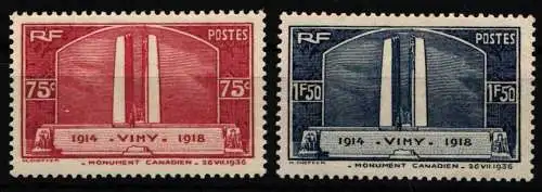 Frankreich 322-323 postfrisch #NM014