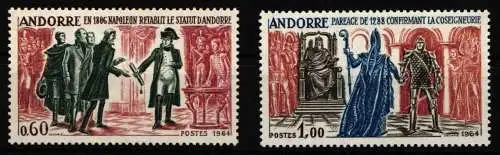 Andorra franz. 183-184 postfrisch #NM042