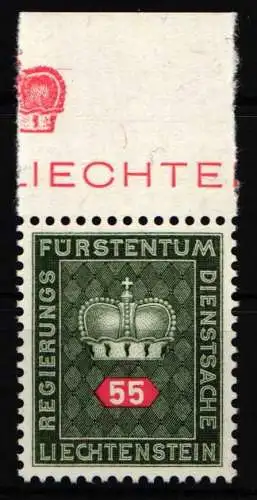 Liechtenstein Dienstmarke 40 y postfrisch #NM046