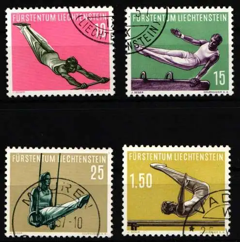 Liechtenstein 353-356 gestempelt Sport #NM056