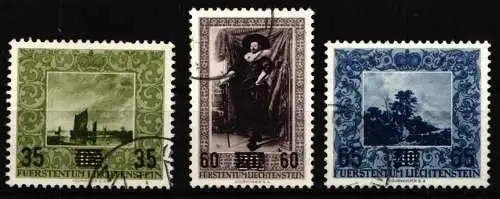 Liechtenstein 326-328 gestempelt Kunst #NM066