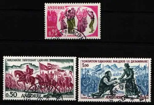 Andorra franz. 179-181 gestempelt #NM044