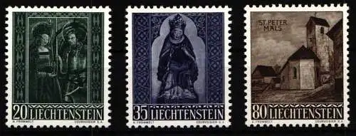 Liechtenstein 374-376 postfrisch Weihnachten #NM051