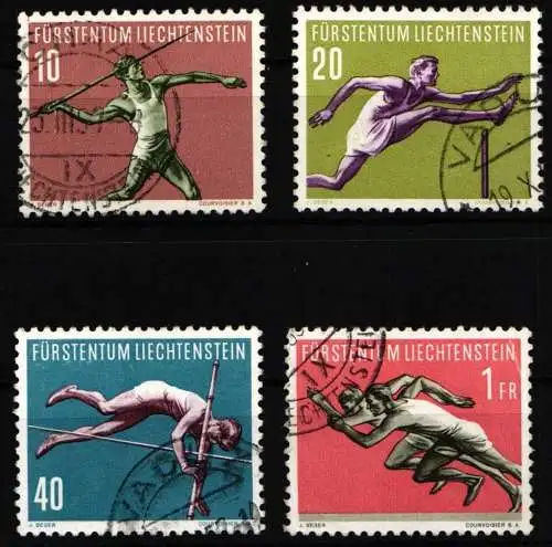 Liechtenstein 342-345 gestempelt Sport #NM059