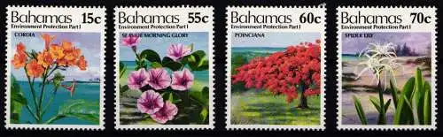 Bahamas 817-820 postfrisch Pflanzen #KC887