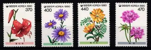 Korea Süd 1632-1635 postfrisch Pflanzen #KC901