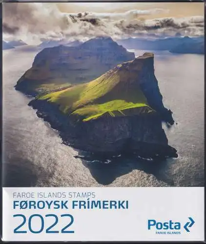 Färöer Jahresmappe 2022 postfrisch ohne SK #NF876