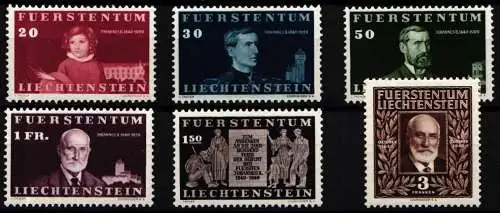 Liechtenstein 186-191 postfrisch #NF881