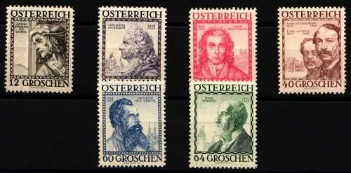 Österreich 591-596 postfrisch #NF895