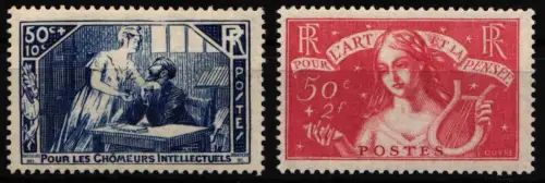 Frankreich 303-304 mit Falz #NF946
