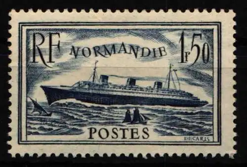 Frankreich 297 postfrisch MS Normandie #NF950