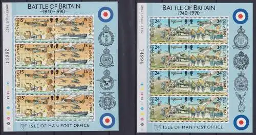 Großbritannien Isle of Man 442-447 postfrisch als Kleinbogensatz #NP950
