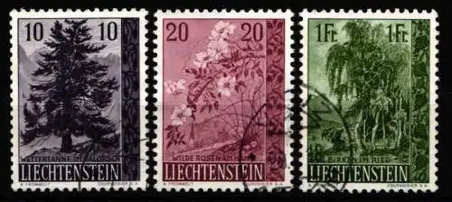 Liechtenstein 357-359 gestempelt #NS064