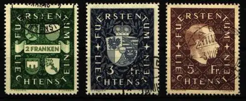 Liechtenstein 183-185 gestempelt #NS112