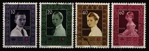 Liechtenstein 338-341 gestempelt #NS070