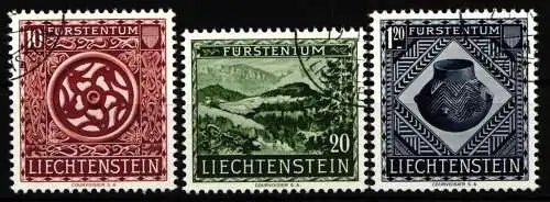 Liechtenstein 319-321 gestempelt #NS142